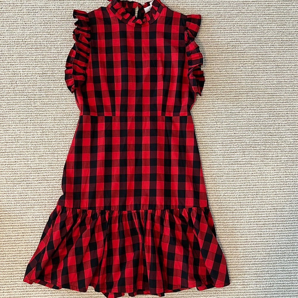 Free People - Black & Red checkered dress